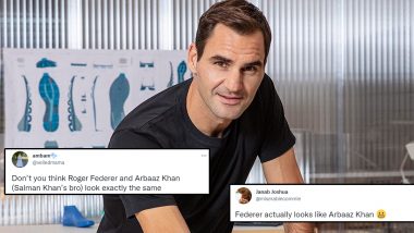 Roger Federer-Arbaaz Khan Funny Memes सोशल मीडीया मध्ये वायरल; रॉजर फेडरर आणि अरबाज खान मधील साधर्म्य पाहून नेटकर्‍यांनी शेअर केले जोक्स